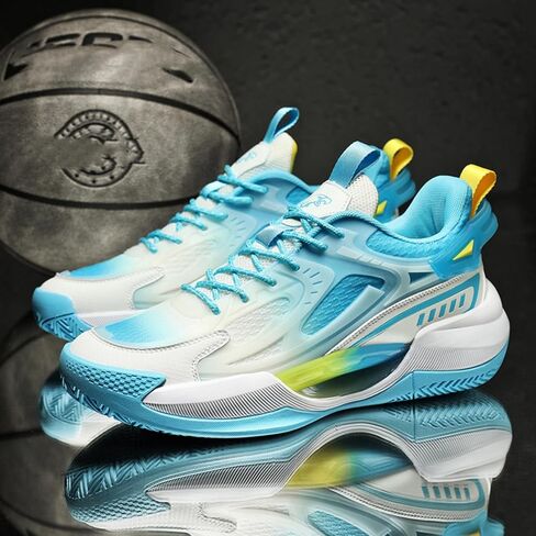 Neutral Basketball Shoes with Luminous Upper Fashionable Training Sports Shoes Basketball Fans in Saudi Arabia
