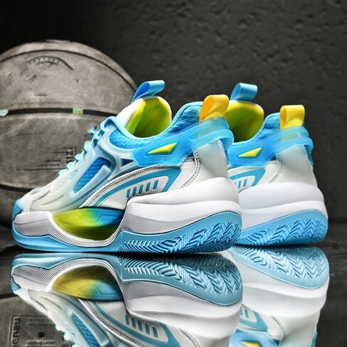 Neutral Basketball Shoes with Luminous Upper Fashionable Training Sports Shoes Basketball Fans in Saudi Arabia