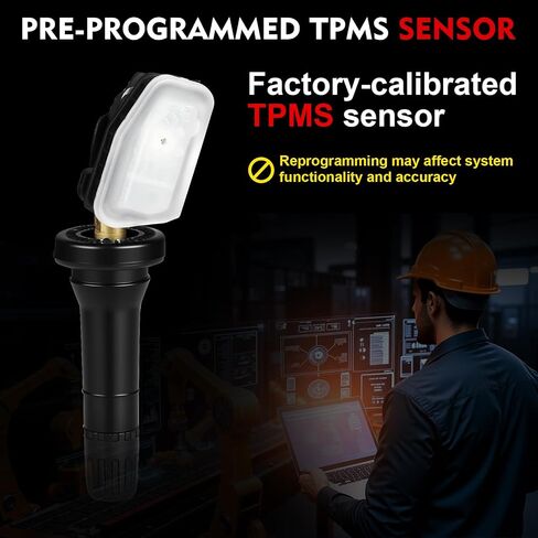 Pre-Programmed 433MHz TPMS Sensor Fit for:-Chevy Silverado 1500 2019-2022, Malibu 2016-2022, Impala 2017-2018 for:-GMC Acadia 2016-2022 for:-Cadillac CT6 2016-2020, OE# 13598773 (4 Pcs) in Saudi Arabia