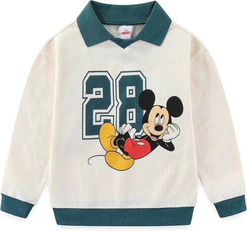 Disney Mickey Mouse Boys 2 قطعة من النوع الثقيل والسروال المطبوع لطفل صغير وأطفال كبير in Saudi Arabia