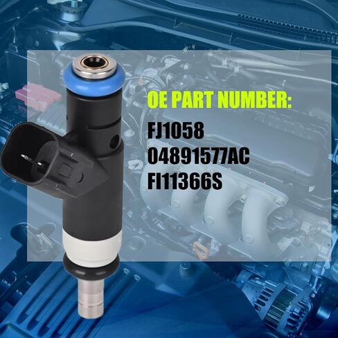 4 Holes Fuel Injectors FJ1000 Fit for Ford Edge Flex Fusion Taurus X, for Lincoln MKZ MKX MKS MKT, for Mazda 6 CX-9, for Mercury Sable V6 3.5L 3.7, OE#0280158091 ZZJ1-13-250A in Saudi Arabia