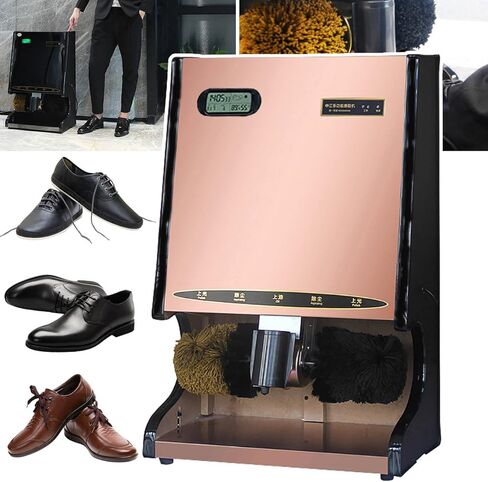 Automatic Electric Shoe Polisher - Fully Automatic Induction with Oil Box, All-Copper Motor, Ideal for Hotels, Home, Office, and Lobby Use - Professional Shine & Easy Maintenance in Saudi Arabia