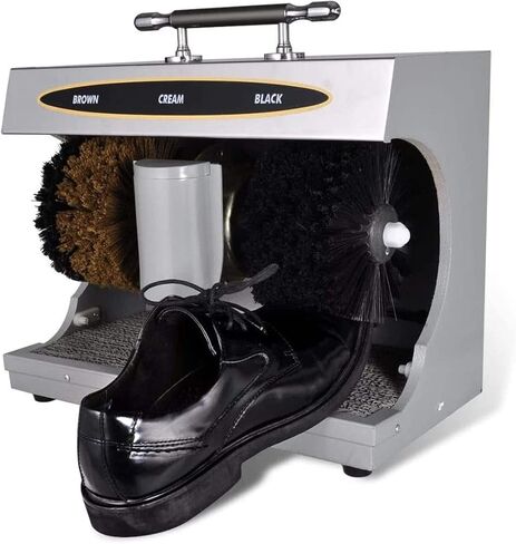 Automatic Electric Shoe Polisher with Oil Box, Induction Technology for Smooth Operation, Ideal for Home, Hotels, Banks & Businesses – Shine Your Shoes Effortlessly! in Saudi Arabia