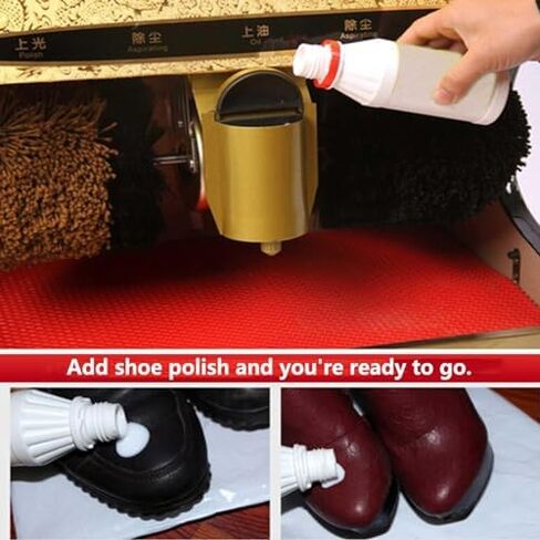 Automatic Intelligent Shoe Cleaner & Polisher Machine - Electric Induction Shine Buffer for Home, Hotel, Bank & Commercial Use - Effortless Shoe Care & Maintenance in Saudi Arabia