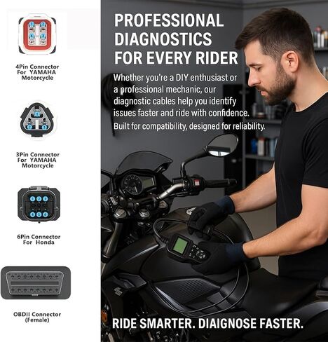 كابل محول 3-in-1 OBD2 ، 16 دبوسًا إلى 3/4/6 محول دبوس in Kuwait