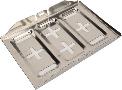 Vehicle Battery Tray,193 X 285mm Stainless Steel Battery Tray Battery Hold Down Bracket with Fixing Screws Universal for Car in Saudi Arabia