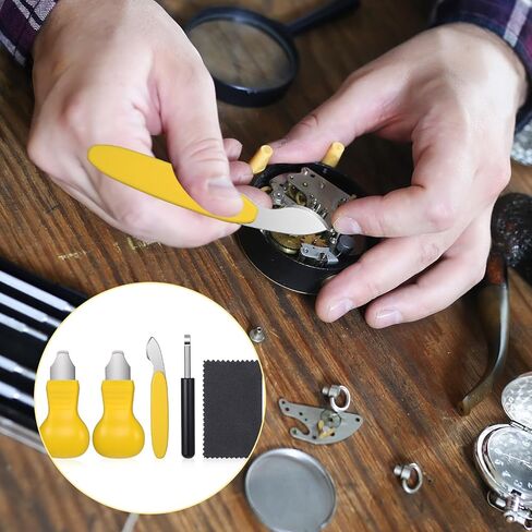 5 Pcs Professional Watch Back Removal Tool Pry Watch Opener Tool Battery Replacement Tools Set Watch Repair Kits for Battery Change in Saudi Arabia