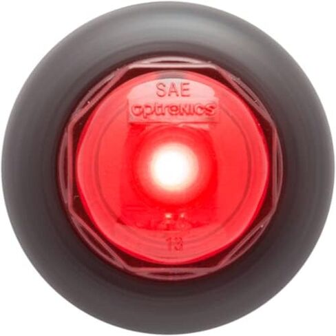 Optronics 10 Pack 3/4" Red LED Non Directional Marker Clearance Light MCL10RKB Grommet in Saudi Arabia