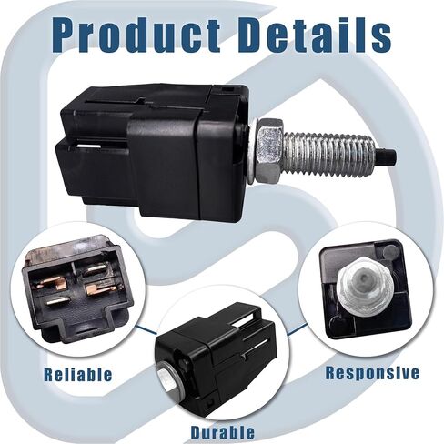 833370AA001 BRAKE LIGHT STOP STOPT SWITCH متوافق مع Subaru Baja Crosstrek Forester Impreza Legacy Outback Sti SVX Tribeca WRX ، بديل مباشر لـ 83370AA000 ، 83311FJ001 ، 1S7974 ، SLS-186 in Saudi Arabia