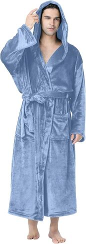 رداء الاستحمام رجال المناشف القطن رداء شال شال كيمونو رداء الاستحمام ناعم دافئ الفانيل الصوف سبا معطف معطف بيجاماس in Kuwait
