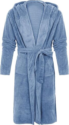 رداء الاستحمام رجال المناشف القطن رداء شال شال كيمونو رداء الاستحمام ناعم دافئ الفانيل الصوف سبا معطف معطف بيجاماس in Kuwait