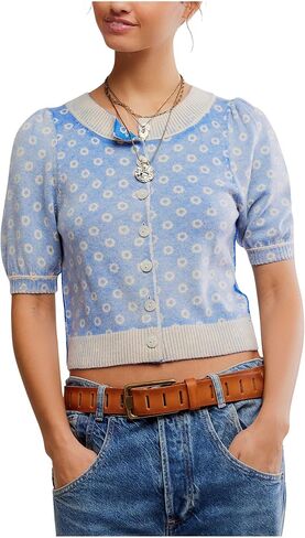 Free People Women's Isla Patterned Cardi in Saudi Arabia