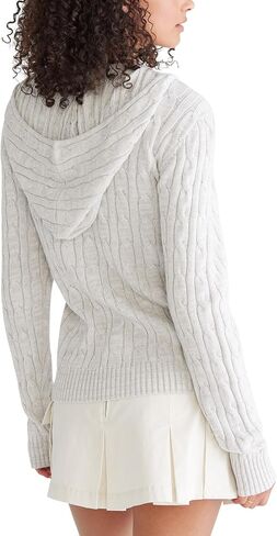 AEROPOSTALE Women's Zip Up Cable Sweater in Saudi Arabia