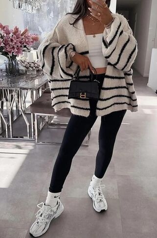 سترات سترة كارديجان كبيرة الحجم في بنكينج تقع على الأكمام الطويلة الفواني in Kuwait