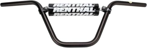 Renthal 7/8in. Mini Racer Handlebar - 50cc Playbike Bar Bend - أسود ، اللون: أسود ، مقبض الحجم: 7/8in. 797-01-BK-08-219 in Saudi Arabia