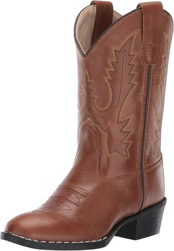Round Toe Western Boot (Toddler, Tan Canyon, 12 Little Kid M in Saudi Arabia