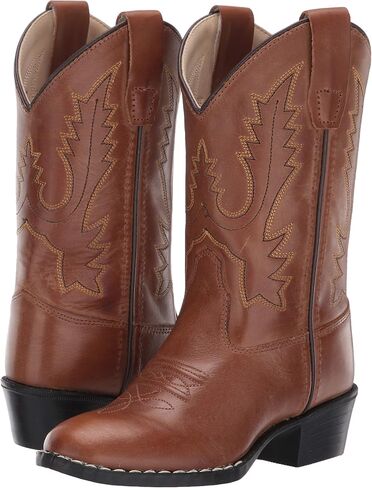 Round Toe Western Boot (Toddler, Tan Canyon, 12 Little Kid M in Saudi Arabia