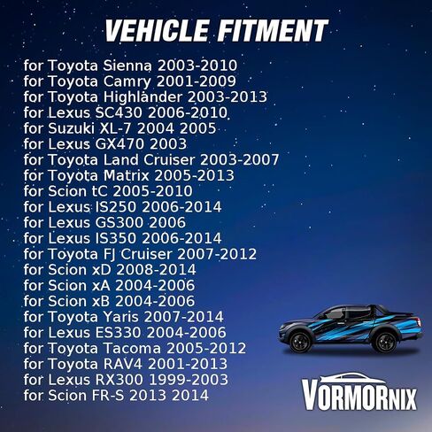 ختم النقل التلقائي الأمامي لـ Scion XB 2004 2005 2006 لـ Toyota 4Runner ، Avalon ، Camry ، Corolla 2001 2002 2003 2005 2006 2007 2008 2008 2010 2011 2012-2013 1 PCS in Saudi Arabia