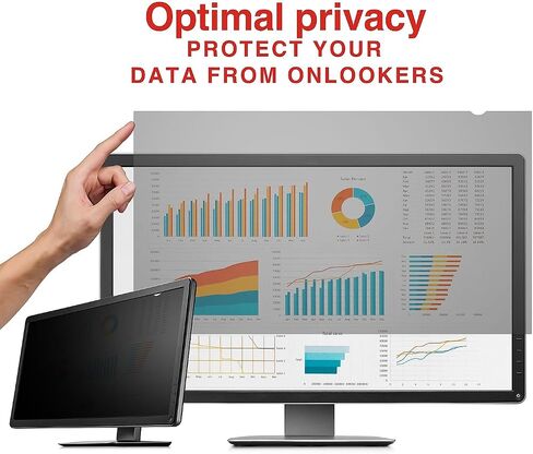 STAPLES 2768163 Privacy Filter for 23.8-Inch Widescreen Monitors Black in Saudi Arabia