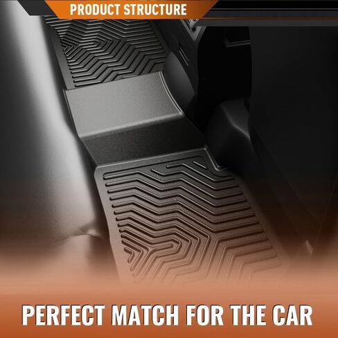 ANDPLAY Floor Mats Liners 3PCS Compatible with Honda HR-V 2023-2024 1st & 2nd Row TPE All Weather Protection Black Floor Liners alfombras para carro in Saudi Arabia