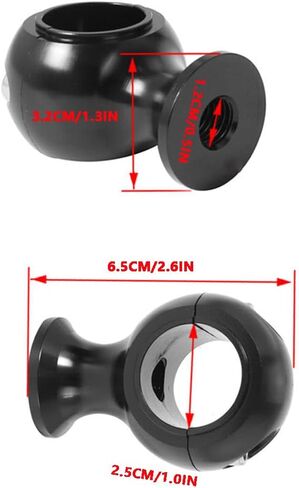 1" 25mm Handle Bar Riser Mount Clamps Handlebar Risers, Motorcycle Handlebar Risers Mount Clamps 25mm 1" for Motorcycle Dirt Bike ATV, Billet Handle Bar Mount Clamps Riser, Chrome in Saudi Arabia