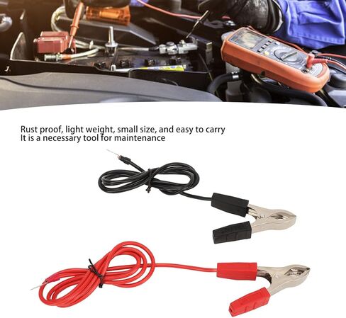 Battery Cables Inverter Extension Cord Replacement with Clamps Eyelet Terminal Copper ABS Material Essential Maintenance Tools for Car RV Boat in Saudi Arabia
