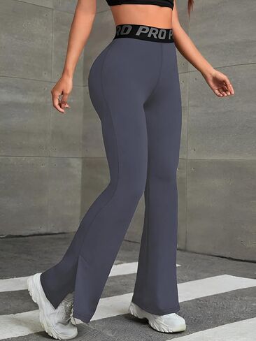 Flare Leggings,Yoga Pants for Women Tummy Control,High-Waisted Yoga Pants,Wide Leg for Gym,Lounge & Travel in Saudi Arabia