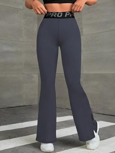 Flare Leggings,Yoga Pants for Women Tummy Control,High-Waisted Yoga Pants,Wide Leg for Gym,Lounge & Travel in Saudi Arabia