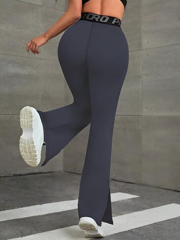 Flare Leggings,Yoga Pants for Women Tummy Control,High-Waisted Yoga Pants,Wide Leg for Gym,Lounge & Travel in Saudi Arabia