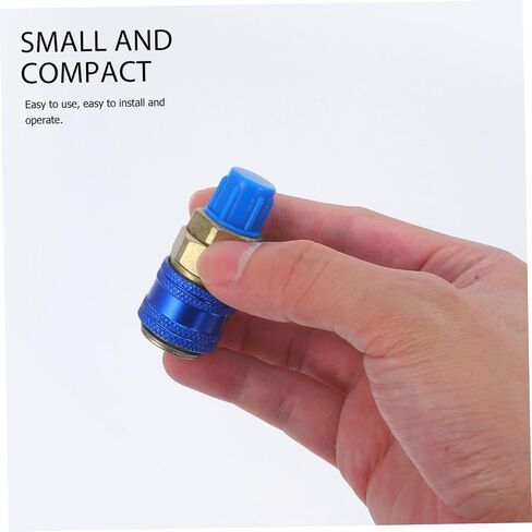 Ciieeo 1Pair Copper Air Conditioning Adapter Hose Fitting Quick Couplers for Car Durable Leak Connectors with User Friendly Installation and Wide Compatibility in Kuwait