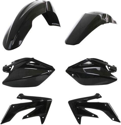 Acerbis Replica Plastic Kit Black for Honda CRF250R 2004-2005 in Saudi Arabia