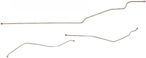 Inline Tube Compatible with 1962-64 Chevrolet Impala 3/8" Main Fuel Line 3pc (Must be Original 3pc), OE Steel in Saudi Arabia