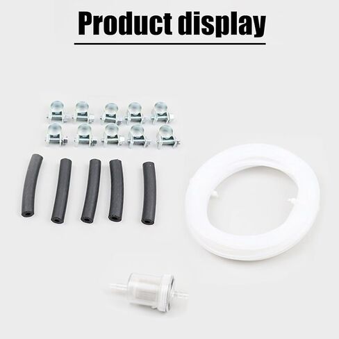 ijuicy Fuel Tank Hose Clip Kit, Fuel Pipe Hose Clip Filter Kit Replacement Part OEM: 1320399A/35320A, Compatible with Webasto Eberspacher Heater (16.4 ft) in Saudi Arabia