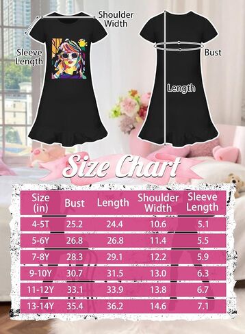 Girl Ruffle Home Dress - Kid Country Music Concert Watfit Pop Art Head Graphic Discale Walk Short Sleeve Compans in Saudi Arabia
