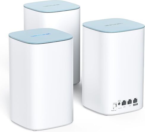 WAVLINK AX3000 WiFi6 Mesh System, Dual-Band Whole Home VPN Router/Extender - Covers up to 1600 Sq.Ft., Connect 256 Devices, 5x5dBi Antennas, 2x2 MU-MIMO & OFDMA, Beamforming, APP Management, 1-Pack in Saudi Arabia
