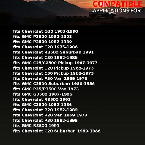 نظام التحكم في التعليق أرفف عمود أدوات الجبهة العلوية العلوية شيفروليه C20 Suburban C30 بيك آب 1968 1969 1970 1971 1972 1973 1974 1975 1976 1977 1978 1979 1980 1981 1982-1986 1Piece in Kuwait