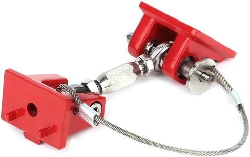 ECCPP Hood Catch Latch Lock Kit fit for 2007 2008 2009 2010 2011 2012 2013 2014 2015 2016 2017 2018 For Jeep Wrangler JK, JKU Unlimited Rubicon Sahara (Red,Aluminum) in Saudi Arabia