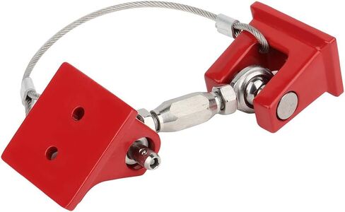 ECCPP Hood Catch Latch Lock Kit fit for 2007 2008 2009 2010 2011 2012 2013 2014 2015 2016 2017 2018 For Jeep Wrangler JK, JKU Unlimited Rubicon Sahara (Red,Aluminum) in Saudi Arabia