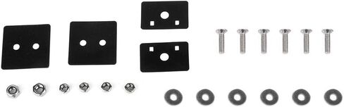 ECCPP Hood Catch Latch Lock Kit fit for 2007 2008 2009 2010 2011 2012 2013 2014 2015 2016 2017 2018 For Jeep Wrangler JK, JKU Unlimited Rubicon Sahara (Red,Aluminum) in Saudi Arabia