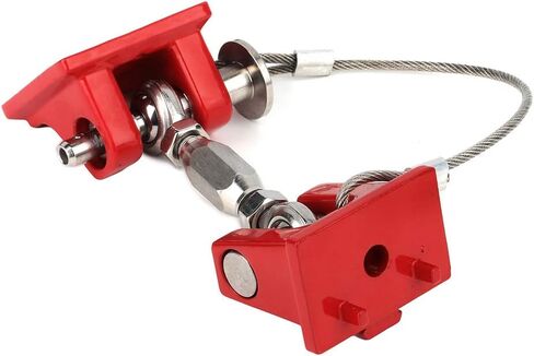 ECCPP Hood Catch Latch Lock Kit fit for 2007 2008 2009 2010 2011 2012 2013 2014 2015 2016 2017 2018 For Jeep Wrangler JK, JKU Unlimited Rubicon Sahara (Red,Aluminum) in Saudi Arabia