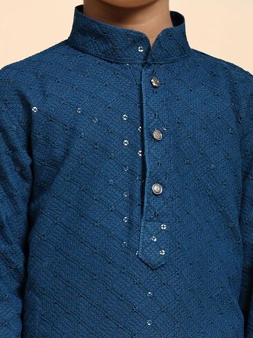 Boy's 3 Piece Suit Set Cotton Linen Pattern in Saudi Arabia