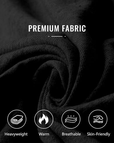 Men's Heavyweight Fleece Baggy Cargo Sweatpants,Drawstring Pants with Pockets,Straight Leg Casual Joggers for Hiking Athletic in Saudi Arabia