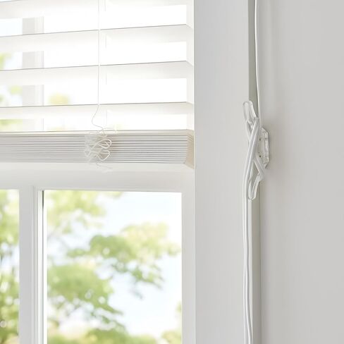 4 PCS الحبل مرابط للائتلاف النافذة حامل الحبل الأعمى مع مسامير البلاستيك الظل حامل السلسلة الملحقات العمياء السنانير لنافذ الستائر الستائر شمس ظلال الحبال in Kuwait