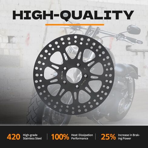 TOFR 11.5" Front Rear Brake Rotors Discs for Harley XL883 1200 Road King Wide Glide Electra Glide Super Glide Low Rider Road Glide 2000-2007 in Saudi Arabia