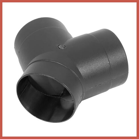 ACROPIX 75mm Car Heater Warm 3 Way Air Ducting Pipe Y Shape Outlet Connector Black Plastic Car Parts in Saudi Arabia