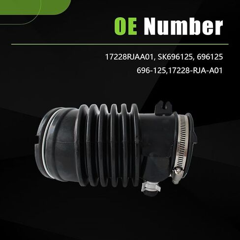 أنبوب خرطوم المنظف هواء المحرك مع المشابك متوافقة مع Acura RL 2005-2008 3.5L V6 استبدال #17228-RJA-A01 696-125 in Kuwait