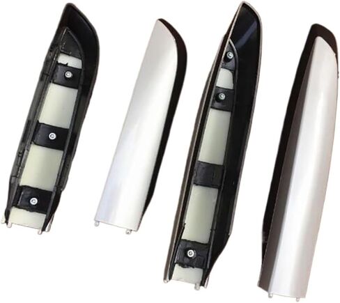 4pcs سقف رف رف السطح الغطاء الغطاء غلاف القشرة متوافق مع تويوتا Rav4 Rav 4 Xa40 2013 2014 2015 2015 2017 2018 in Saudi Arabia
