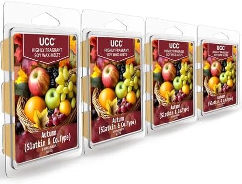 يذوب شمع الخريف UCC ، العطر القوي ، الخريف طويل الأمد مكعبات ذوبان معطرة ، ذوبان الشمع ، ذوبان الشمع الملون - 4 حزمة in Kuwait