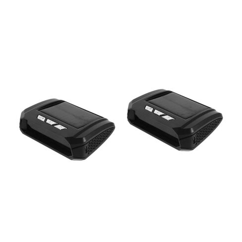 2pcs Solar Powered Multifunctional Digital Clock for Cars Date and Temperature Display for Trucks and Vehicles Portable Dashboard Thermometer Accessory in Kuwait