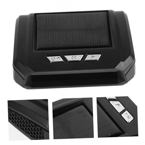 2pcs Solar Powered Multifunctional Digital Clock for Cars Date and Temperature Display for Trucks and Vehicles Portable Dashboard Thermometer Accessory in Kuwait